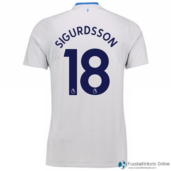 Everton Trikot Auswarts Sigurdsson 2017-18 Fussballtrikots Günstig